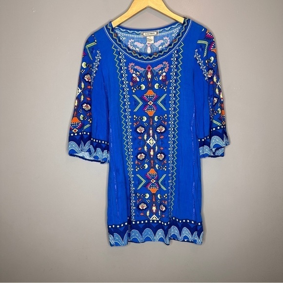 Flying tomato colorful boho style blouse - Picture 1 of 5